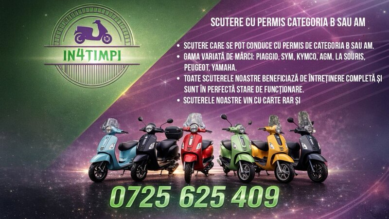 Scuter 49 cc/ 50 cc cu permis.